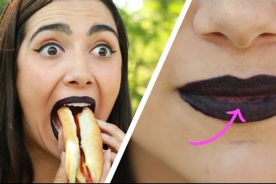 The Ultimate Lipstick Vs. Food Test