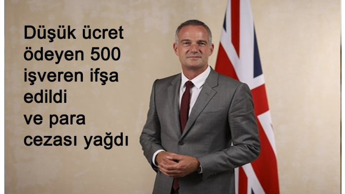Düşük ücret ödeyen 500 işveren ifşa edildi ve para cezası yağdı