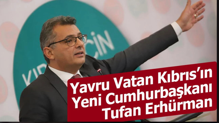 KKTC'de Tufan Erhürman, ülkenin yeni cumhurbaşkanı seçildi