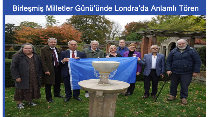 Küresel olarak kutlanan 24 Ekim BM Günü öncesinde Londra’nın Enfield bölgesinde restore edilen ‘Kuş Banyosu’nun açılışı ve kutlama yapıldı.