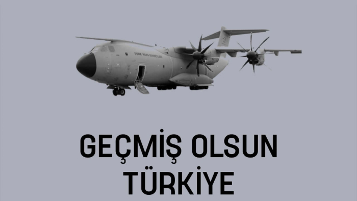 Azerbaycan'dan ülkemize gelmekte olan askeri kargo uçağımızın