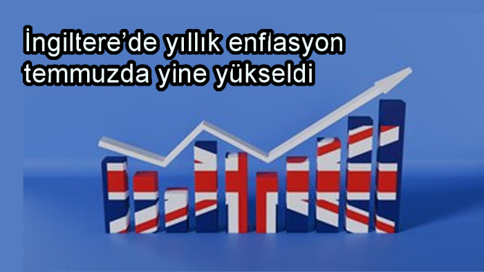 İngiltere'de yıllık enflasyon temmuzda yine yükseldi