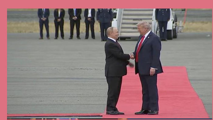 Trump ve Putin, ABD’nin Alaska’da bir araya geldi